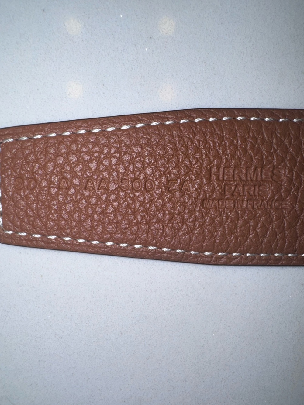 Hermes reversible Belt kit w/ Guillochee Buckle - Picture 11 of 11